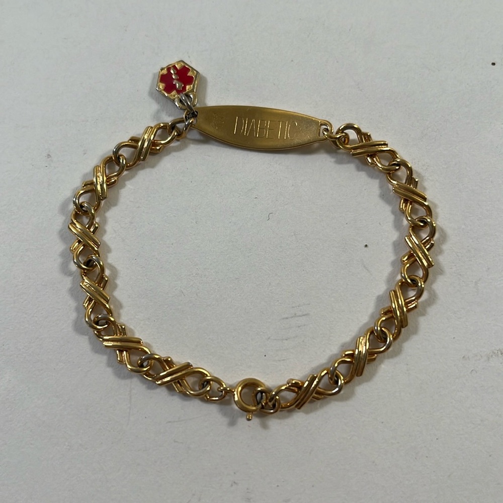 vintage diabetic bracelet
